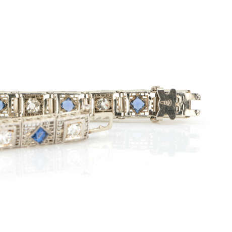 Bracelet with sapphire-diamond setting - фото 5