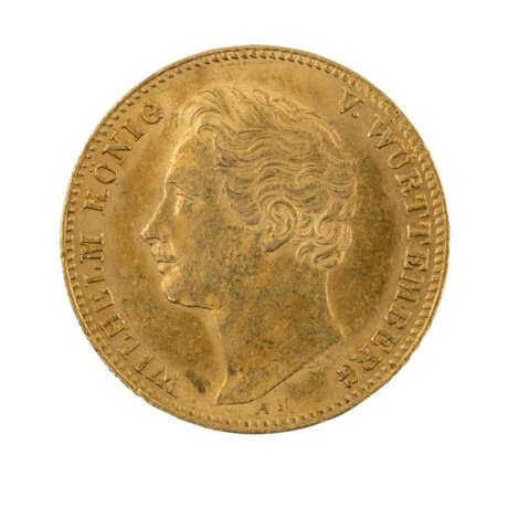 Königreich Württemberg/Gold - 1 Dukat 1842/AD (Stuttgart), - photo 1