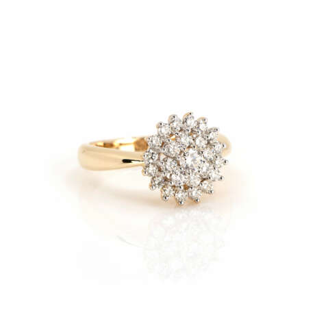 Ring set with diamonds - photo 2