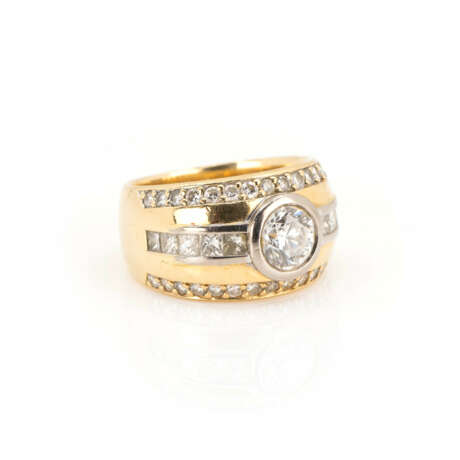 Ring set with diamonds - photo 2