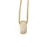 Necklace with diamond pendant - фото 2