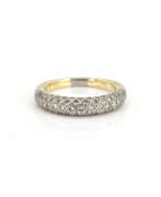 Ювелирные изделия. Ring with diamond setting