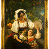 Johann Grund (1808 Vienna - 1887 Baden-Baden) Mother and daughter in traditional costume - фото 2