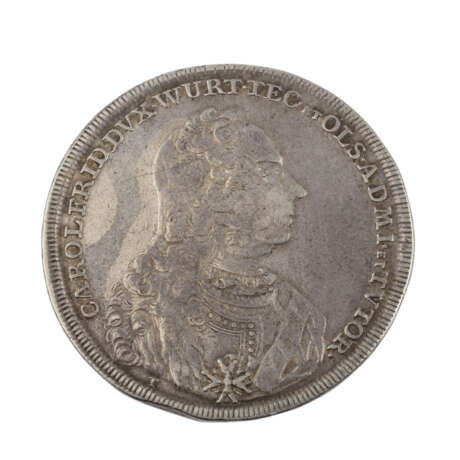 Württemberg - 1/2 Ausbeutestaler 1740, - photo 1