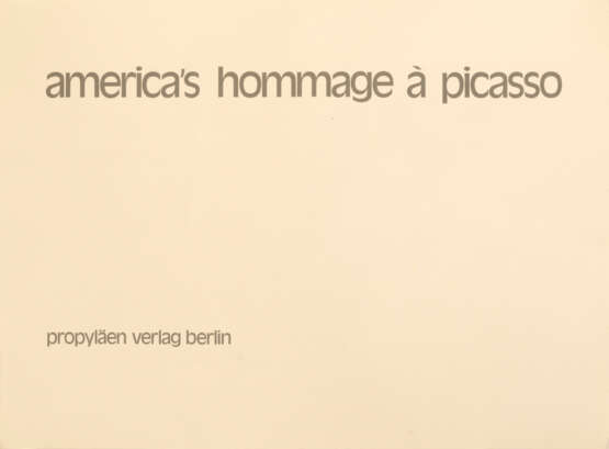 Hommage à Picasso (Roy Lichtenstein und weitere Künstler) (F) - Foto 9