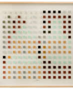 Andreas Lutherer. Andreas Lutherer (1962 Mönchengladbach)Untitled (grid), oil on glass, 103 cm x 103 cm,
