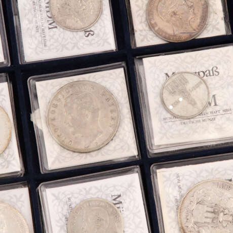 Sammlung Dt. Reich - Sammlung von 45 verschiedenen Münzen, - Foto 3