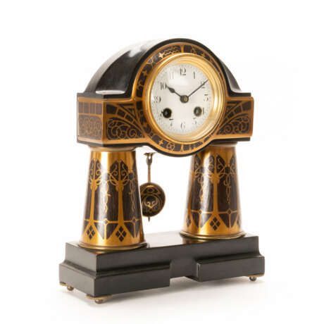 Erhard und Söhne Jugendstil-Kaminuhr<br>Erhard and Sons Art Nouveau mantel clock - фото 2