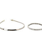 Uhren & Schmuck. Kombination aus Diamantcollier und Armband<br>Combination of diamond necklace and bracelet