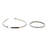 Kombination aus Diamantcollier und Armband<br>Combination of diamond necklace and bracelet - фото 1