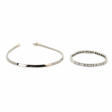 Kombination aus Diamantcollier und Armband<br>Combination of diamond necklace and bracelet - Аукционные товары