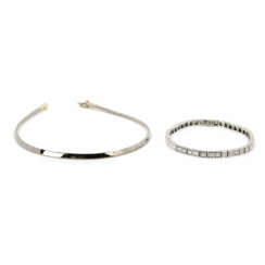 Kombination aus Diamantcollier und Armband<br>Combination of diamond necklace and bracelet