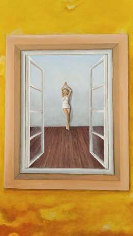 Счастливое одиночество Canvas on the subframe Painting with acrylic современный реализм Byelorussia 2023 - photo 2