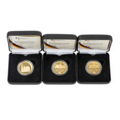 BRD / GOLD - 3 x 100 Euro,