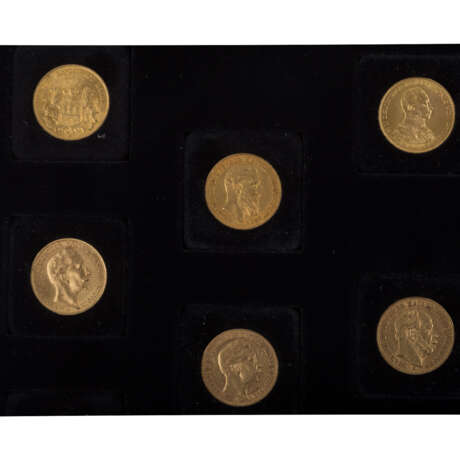 Dt. Kaiserreich - Sammlung in Gold mit 32 Münzen, - photo 3