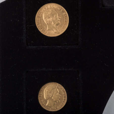 Dt. Kaiserreich - Sammlung in Gold mit 32 Münzen, - photo 6