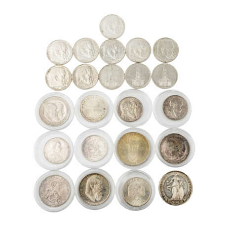 Dt. Reich - Konvolut von 22 Münzen und einer Medaille - фото 1