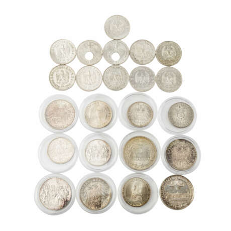 Dt. Reich - Konvolut von 22 Münzen und einer Medaille - фото 2