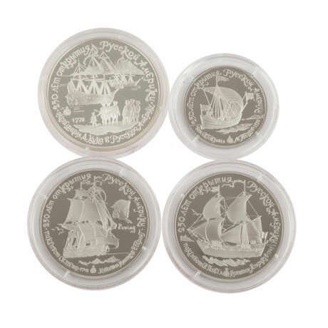 Russland-Set "250th Anniversary of Russian American Discovery 1990" - - photo 2