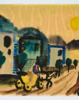 Eduard Bargheer. Pferdewagen