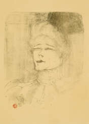 Henri de Toulouse-Lautrec. Jeanne Granier (Aus: Portraits d'Acteurs et d'Actrices, Treize Lithographies)