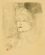 Henri de Toulouse-Lautrec. Henri de Toulouse-Lautrec. Jeanne Granier (Aus: Portraits d'Acteurs et d'Actrices, Treize Lithographies)