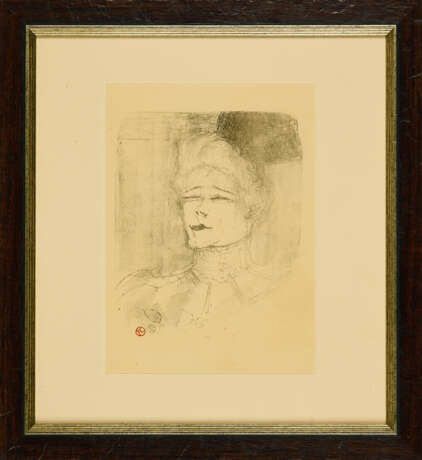 Henri de Toulouse-Lautrec. Jeanne Granier (From: Portraits d'Acteurs et d'Actrices, Treize Lithographies) - фото 2