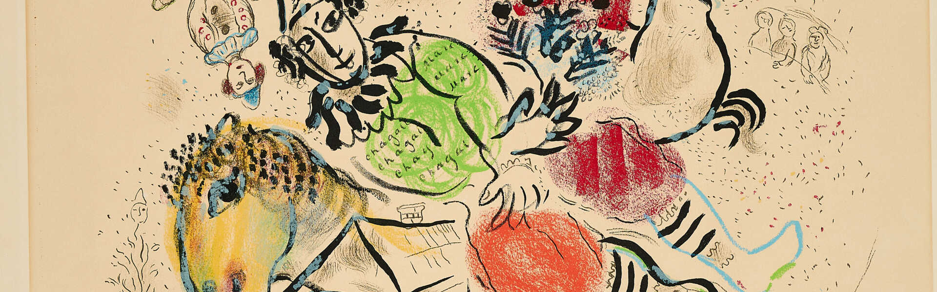 Marc Chagall. Le cirque ambulant