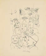 Lithographie offset. George Grosz. Nachts (From: Ecce Homo)