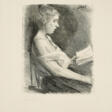 Max Liebermann. Lesendes Mädchen - Auktionsware