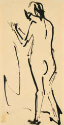 Ernst Ludwig Kirchner. Weiblicher Rückenakt