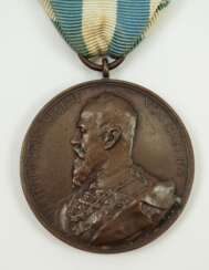 Bayern: Bronzene Inhaber-Jubiläumsmedaille an das K.u.K. Corps-Art. Regiment Nr. 10 (1904).