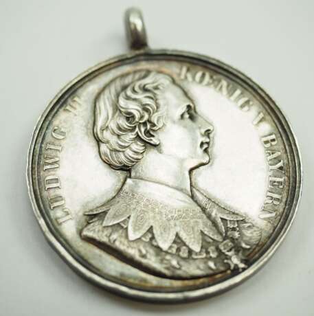Bayern: Bürgermeister Medaille, König Ludwig II. - Untermessing. - photo 2