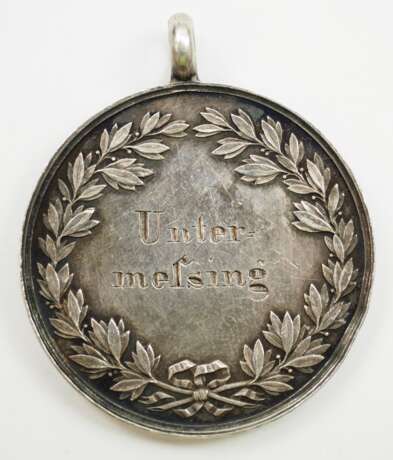 Bayern: Bürgermeister Medaille, König Ludwig II. - Untermessing. - photo 3