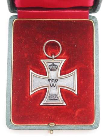 Preussen: Eisernes Kreuz, 1914, 2. Klasse, im Etui - S-W. - Foto 1