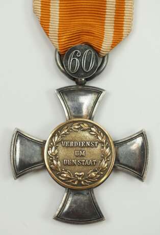 Preussen: Kreuz des Allgemeinen Ehrenzeichen, mit Jubiläumszahl 60. - фото 1