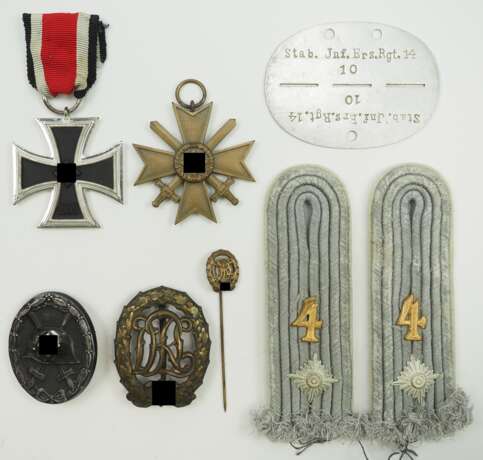 Nachlass eines Oberleutnant des Infanterie-Regiment 4 / Stab. Inf.-Ers.-Rgt. 14. - фото 1