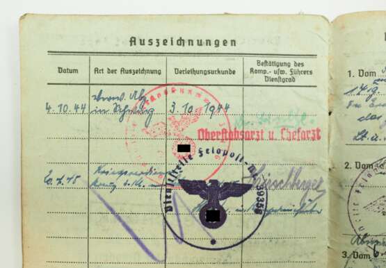 Urkundennachlass eines Unteroffiziers der 4.(Kr.Kw)/ Kranken-Transport-Abteilung 703. - photo 5