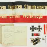 Nachlass eines Angehörigen der Sturmkompanie und Major d.Res. des Stab/ Bau-Batl. 63. - фото 1