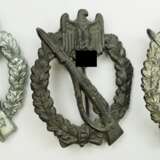 Infanterie-Sturmabzeichen, Silber - 3 Exemplare. - Foto 1