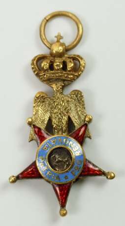 Sizilien: Königlicher Orden der Beiden Sizilien, 2. Modell (bis 1808), Miniatur. - photo 3