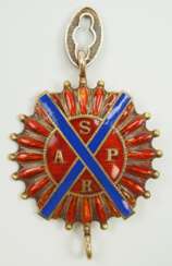 Russland: Kaiserlicher Orden des hl. Apostel Andreas des Erstberufenen, 2. Modell (1857-1917), Andreas-Kreuz Kollanen Glied.