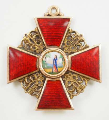 Russland: Orden der hl. Anna, 2. Modell (1810-1917), 3. Klasse - AK. - Foto 1