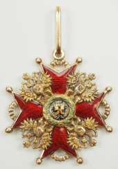 Russland: Kaiserlicher und Königlicher Orden vom heiligen Stanislaus, 2. Modell, 2. Typ (ca. 1841-1917), 2. Klasse Kreuz, für Nicht-Christen.