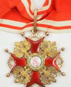 Übersicht. Russland: Kaiserlicher und Königlicher Orden vom heiligen Stanislaus, 2. Modell, 2. Typ (ca. 1841-1917), 2. Klasse.
