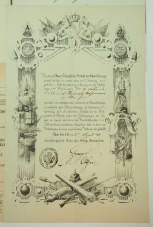 Baden: Urkundennachlass des Kirchenrats Professor Dr. theo. B. aus Heidelberg. - Foto 4