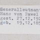 Sachsen: Dokumenten- und Fotonachlass des Generalleutnant Hans von Pawel. - photo 2
