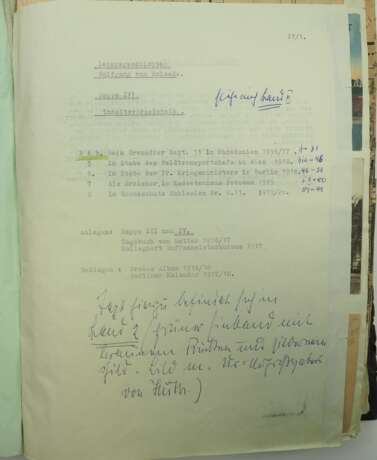 Dokumente und Fotos aus dem Nachlass des Generalmajor Wolfgang von Holwede - Widerstand. - фото 5