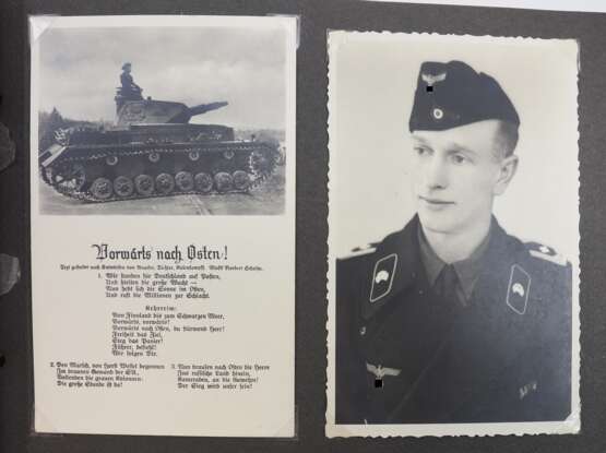 Wehrmacht: Fotoalbum und Urkunden eines Unteroffiziers der 1./Pz.-Pi.-Btl. 59. - photo 2