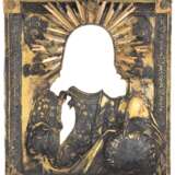 Christus Pantokrator mit vergoldetem Silberoklad - Foto 3